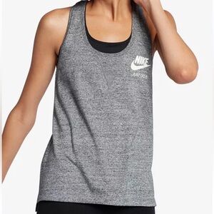Nike Gray Sleeveless Sport Tank Top Racerback Women’s Size Medium